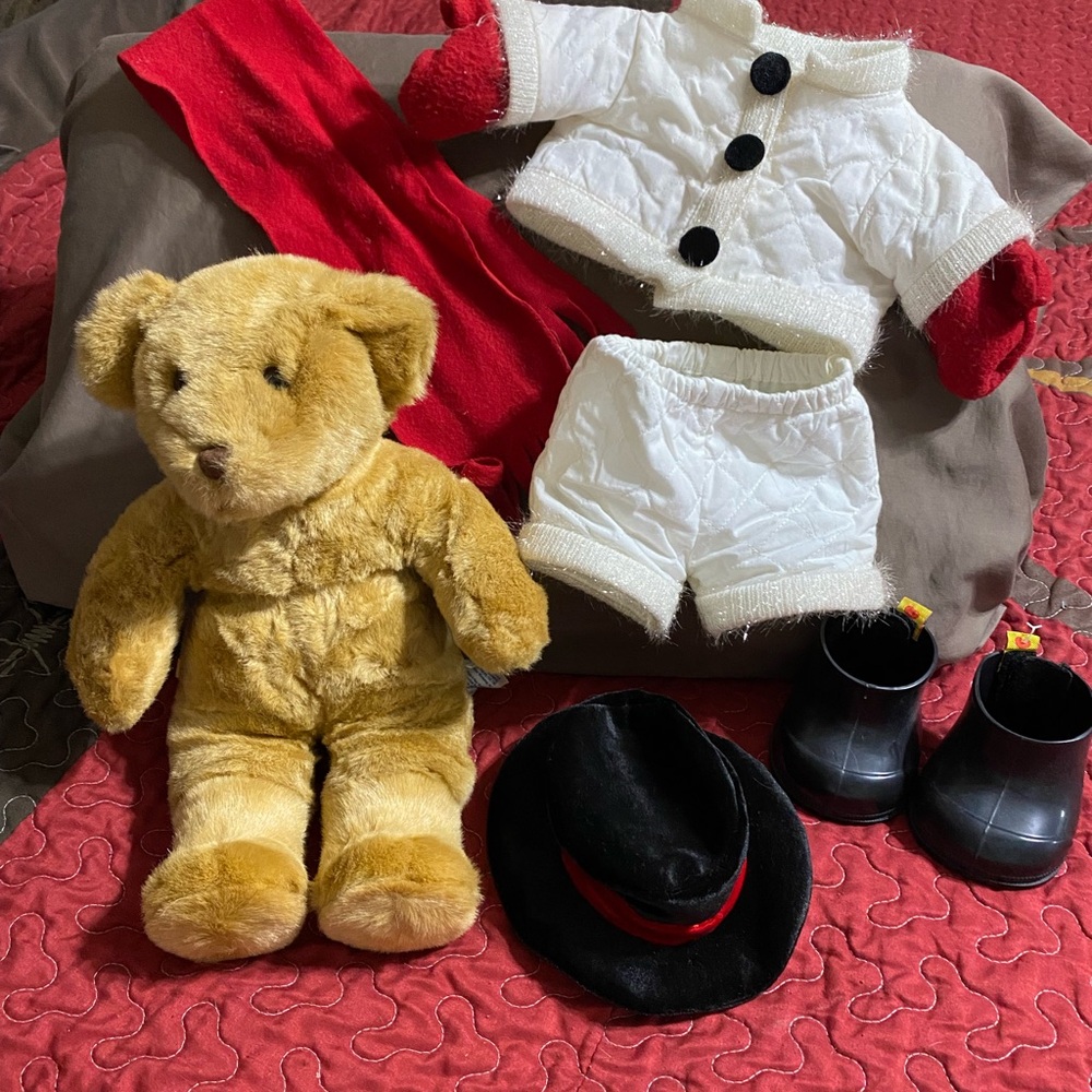 Build-A-Bear Bear with winter clothes - Picture 3 of 8